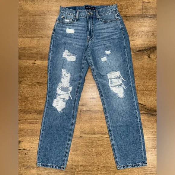 Aeropostale Jeans Aeropostale Distressed Mom Jeans Size